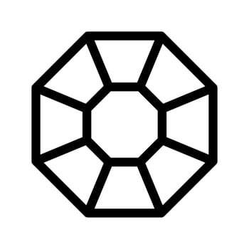 Jewel Icon Vector Symbol Design Illustration