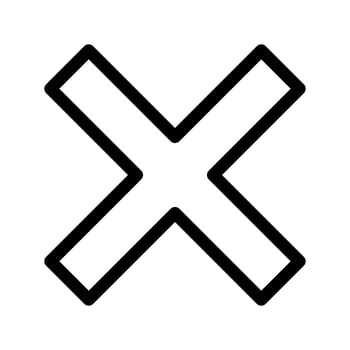 Cancel Icon Vector Symbol Design Illustration