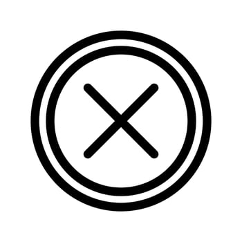 Cancel Icon Vector Symbol Design Illustration