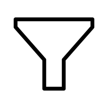 Filter Icon Vector Symbol Design Illustration