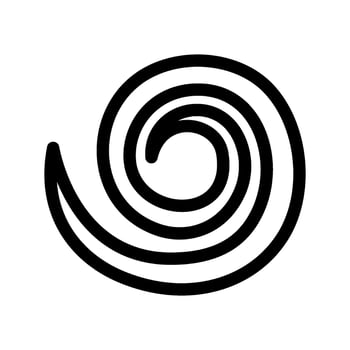 Swirl Icon Vector Symbol Design Illustration