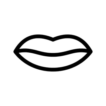 Glossy Lips Icon Vector Symbol Design Illustration