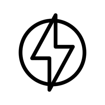 Electric Icon Vector Symbol Design Illustration