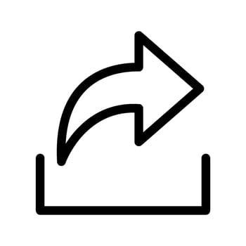 Forward Icon Vector Symbol Design Illustration