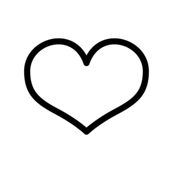 Heart Icon Vector Symbol Design Illustration