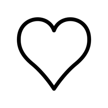 Heart Icon Vector Symbol Design Illustration