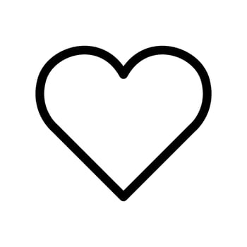 Heart Icon Vector Symbol Design Illustration