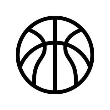 Basketball Icon Vector Symbol Design Illustration
