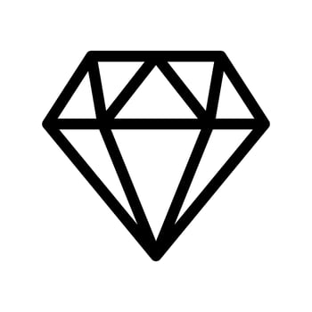 Diamond Icon Vector Symbol Design Illustration