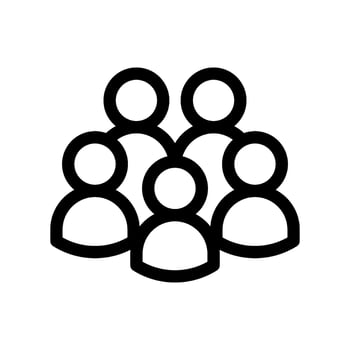 Group Icon Vector Symbol Design Illustration
