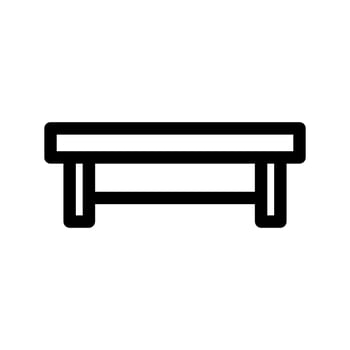 Coffee Table Icon Vector Symbol Design Illustration