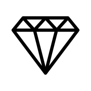 Gemstone Icon Vector Symbol Design Illustration