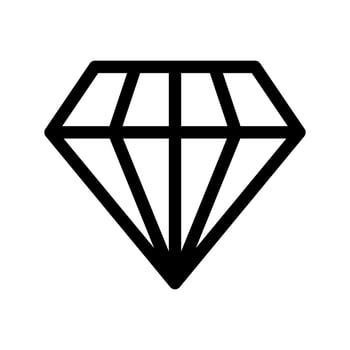 Gemstone Icon Vector Symbol Design Illustration