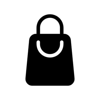 Bag Icon Vector Symbol Design Illustration