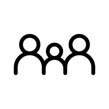 People Icon Vector Symbol Design Illustration