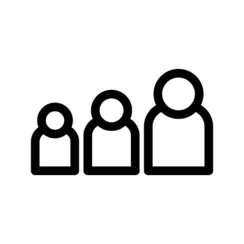 People Icon Vector Symbol Design Illustration