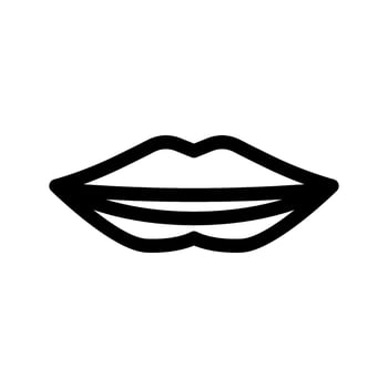 Lips Icon Vector Symbol Design Illustration