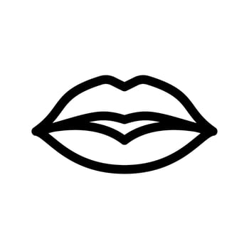 Lips Icon Vector Symbol Design Illustration
