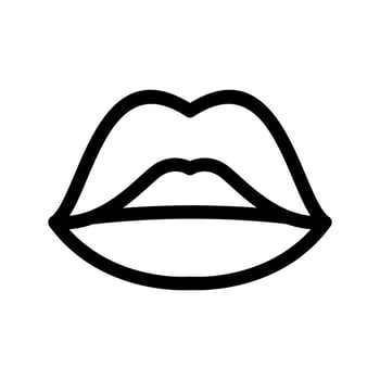 Lips Icon Vector Symbol Design Illustration