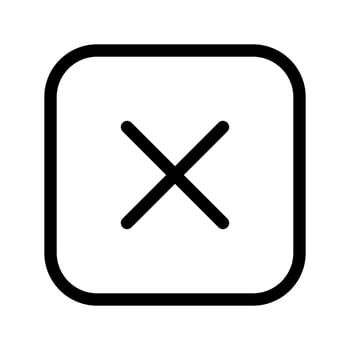 Fail Icon Vector Symbol Design Illustration