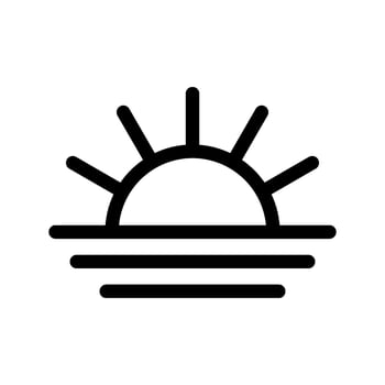 Morning Icon Vector Symbol Design Illustration