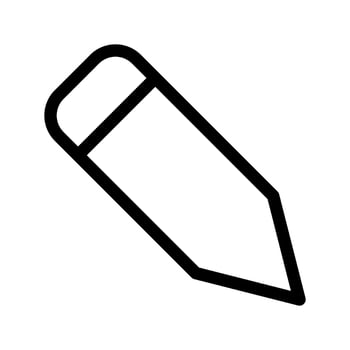 Pencil Icon Vector Symbol Design Illustration