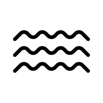 Wave Icon Vector Symbol Design Illustration
