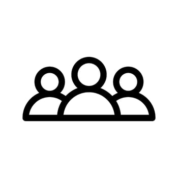 Group Icon Vector Symbol Design Illustration
