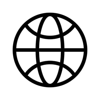 Earth Icon Vector Symbol Design Illustration