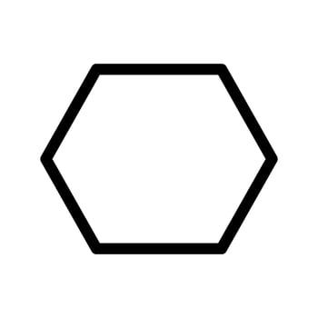 Hexagon Icon Vector Symbol Design Illustration