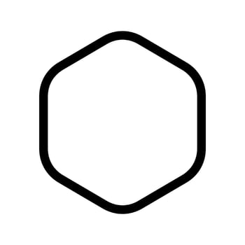 Hexagon Icon Vector Symbol Design Illustration