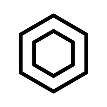 Hexagon Icon Vector Symbol Design Illustration