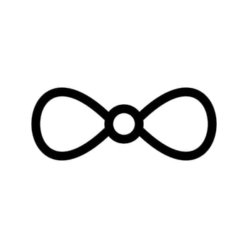 Bow Icon Vector Symbol Design Illustration