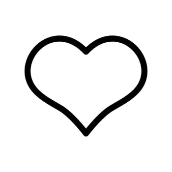 Heart Icon Vector Symbol Design Illustration