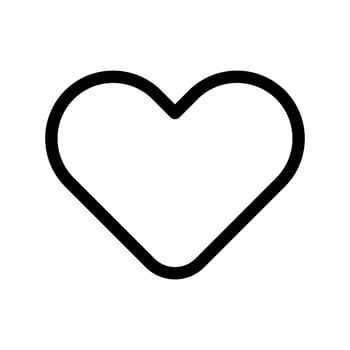 Heart Icon Vector Symbol Design Illustration