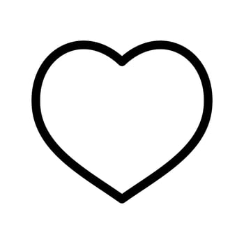Heart Icon Vector Symbol Design Illustration