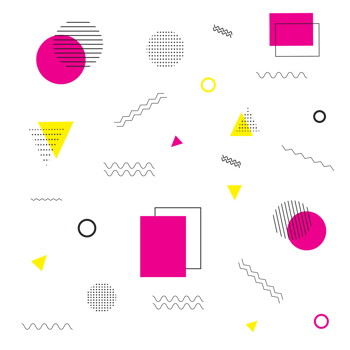Abstract shape, Memphis geometric design element, modern shape PNG with transparent background