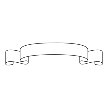 curve ribbons line style isolated png