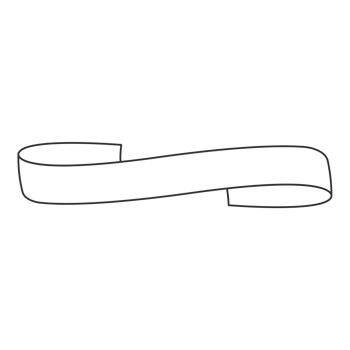 curve ribbons line style isolated png
