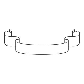 curve ribbons line style isolated png