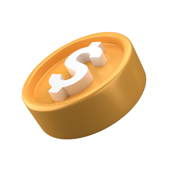 3d rendering of coins with different styles perspective, suitable for financial assets, 3d icons set png