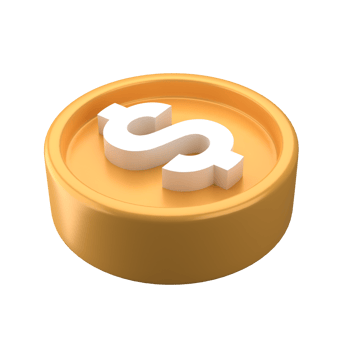 3d rendering of coins with different styles perspective, suitable for financial assets, 3d icons set png