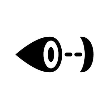 Contact Lens Icon Vector Symbol Design Illustration