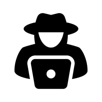 Hacker Icon Vector Symbol Design Illustration