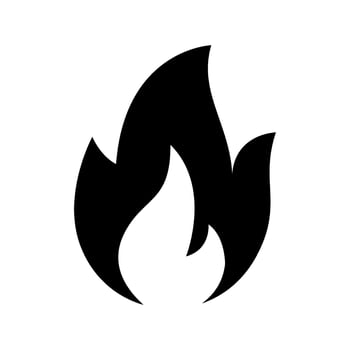 Fire Icon Vector Symbol Design Illustration