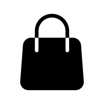 Bag Icon Vector Symbol Design Illustration