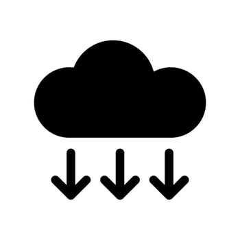 Cloud Icon Vector Symbol Design Illustration