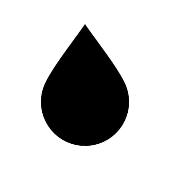 Drop Icon Vector Symbol Design Illustration