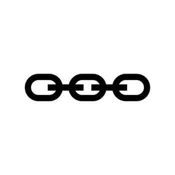 Chain Icon Vector Symbol Design Illustration