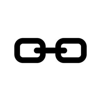Chain Icon Vector Symbol Design Illustration